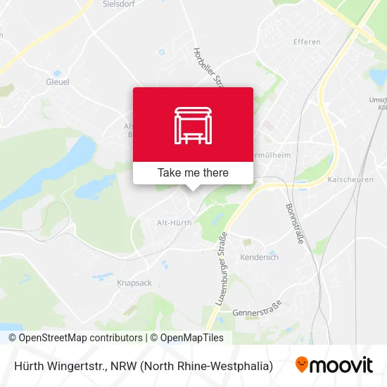 Карта Hürth Wingertstr.