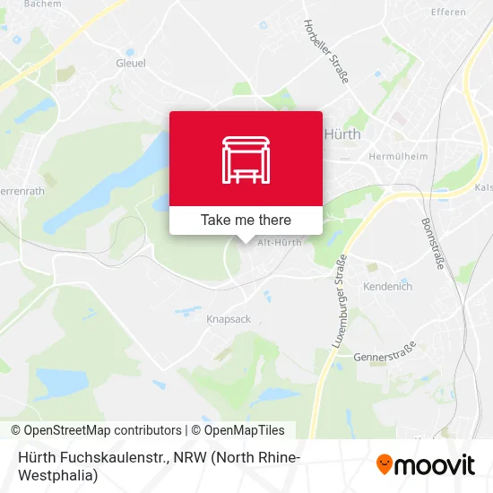 Hürth Fuchskaulenstr. map