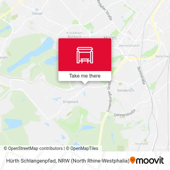 Hürth Schlangenpfad map