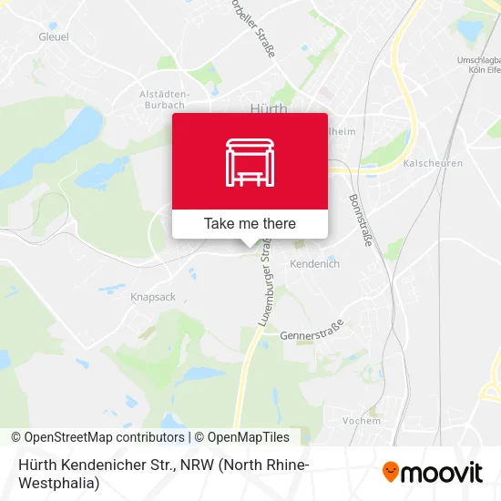 Карта Hürth Kendenicher Str.