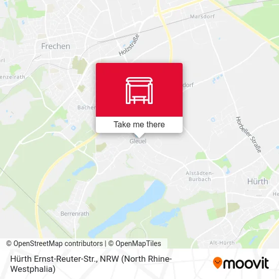 Hürth Ernst-Reuter-Str. map