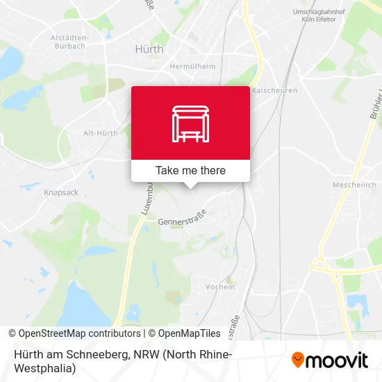Hürth am Schneeberg map
