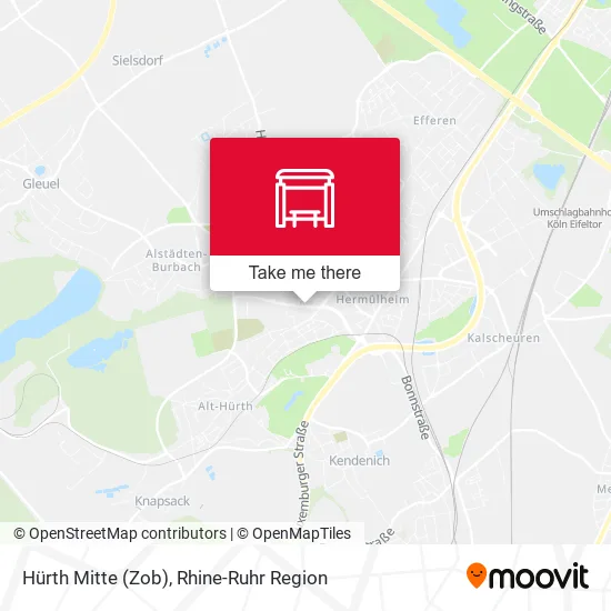 Карта Hürth Mitte (Zob)