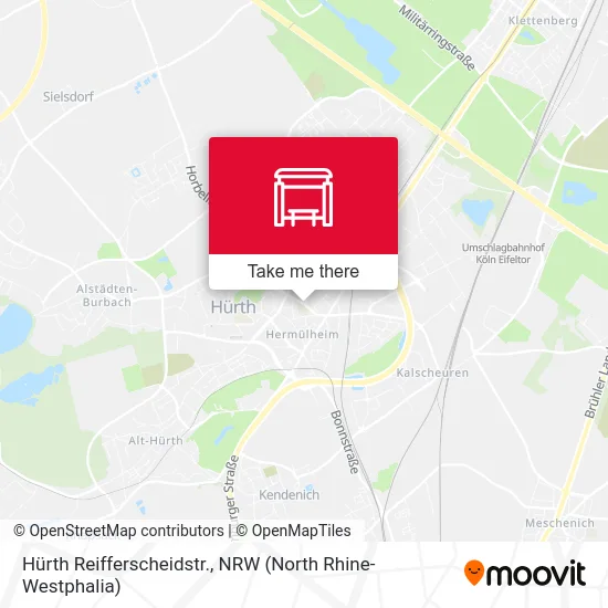 Hürth Reifferscheidstr. map