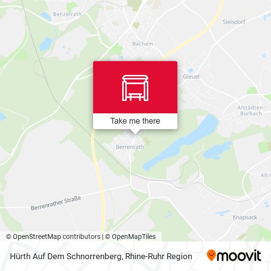 Hürth Auf Dem Schnorrenberg map