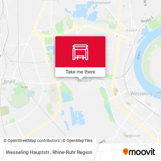 Карта Wesseling Hauptstr.