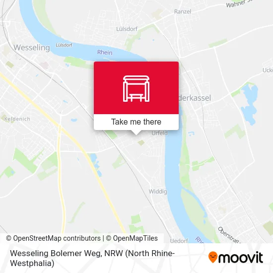 Карта Wesseling Bolemer Weg