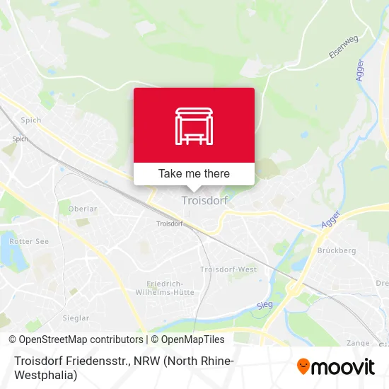 Troisdorf Friedensstr. map