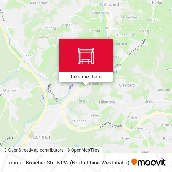 Lohmar Broicher Str. map
