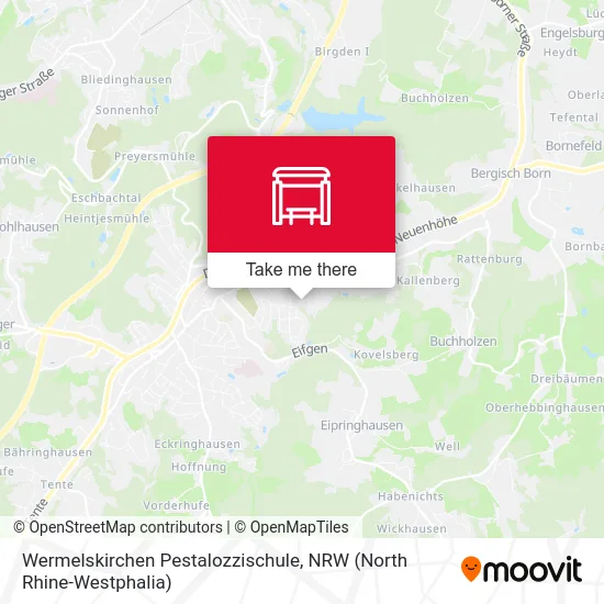 Wermelskirchen Pestalozzischule map