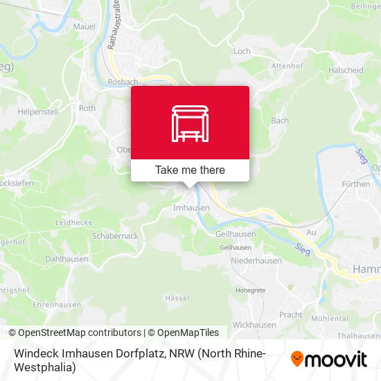 Карта Windeck Imhausen Dorfplatz