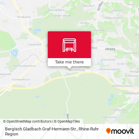 Bergisch Gladbach Graf-Hermann-Str. map