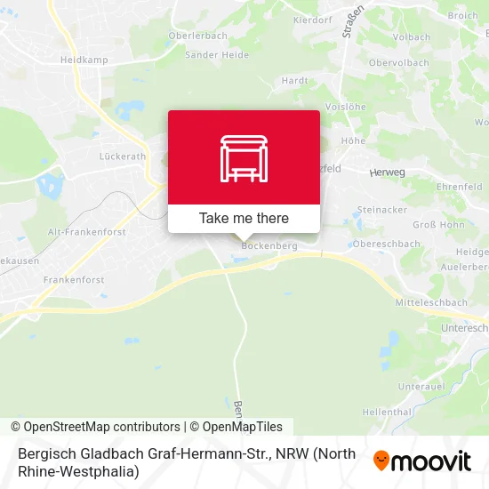 Карта Bergisch Gladbach Graf-Hermann-Str.