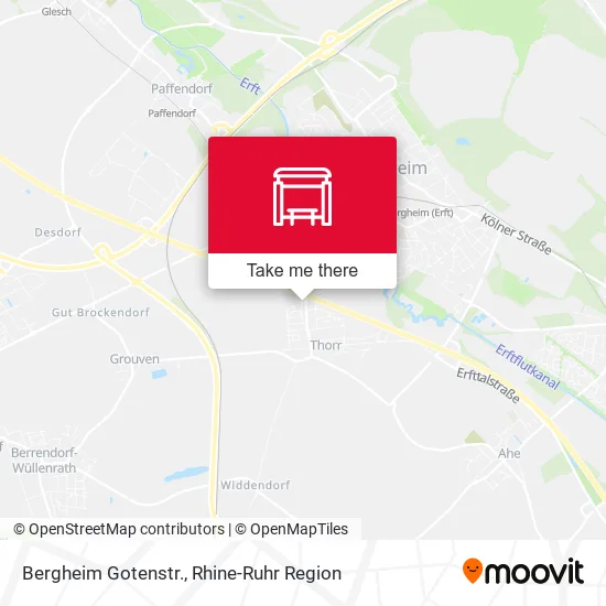 Карта Bergheim Gotenstr.