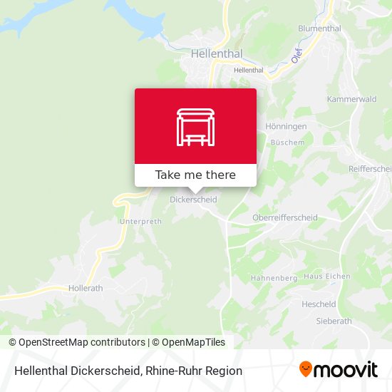 Hellenthal Dickerscheid map