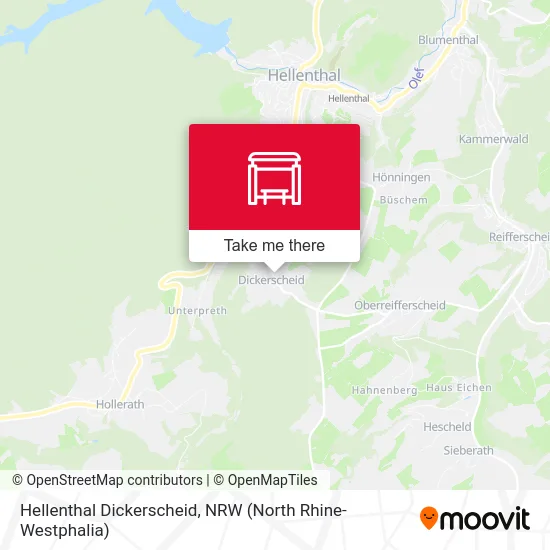 Карта Hellenthal Dickerscheid