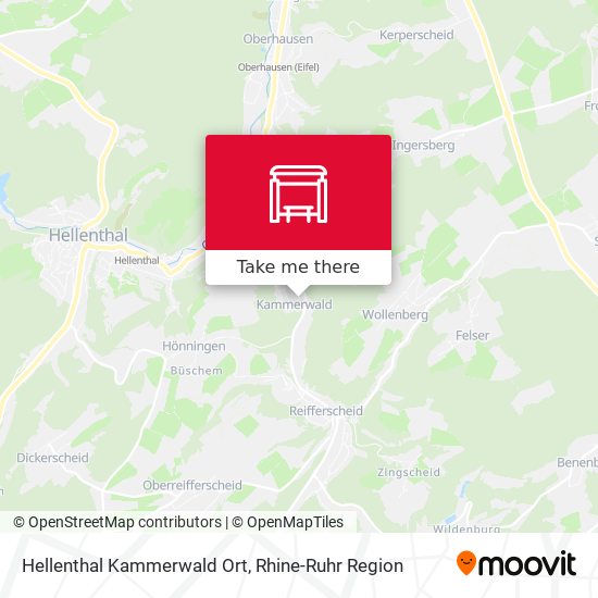 Hellenthal Kammerwald Ort map