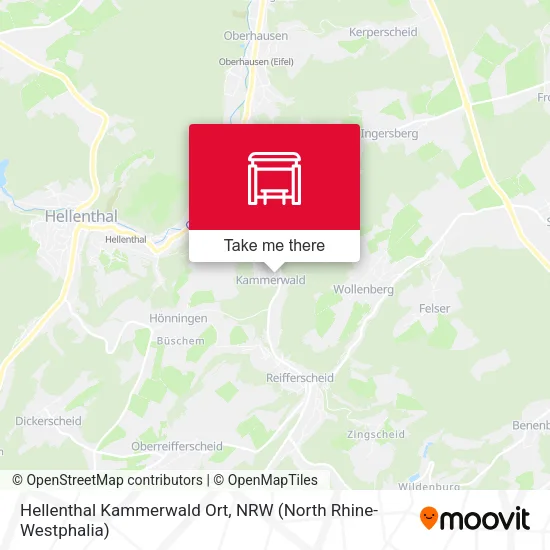 Карта Hellenthal Kammerwald Ort
