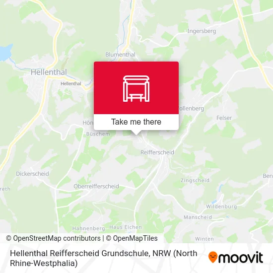 Hellenthal Reifferscheid Grundschule map