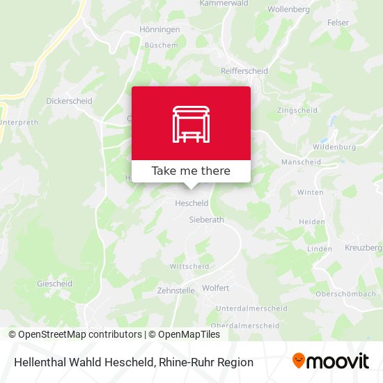 Hellenthal Wahld Hescheld map