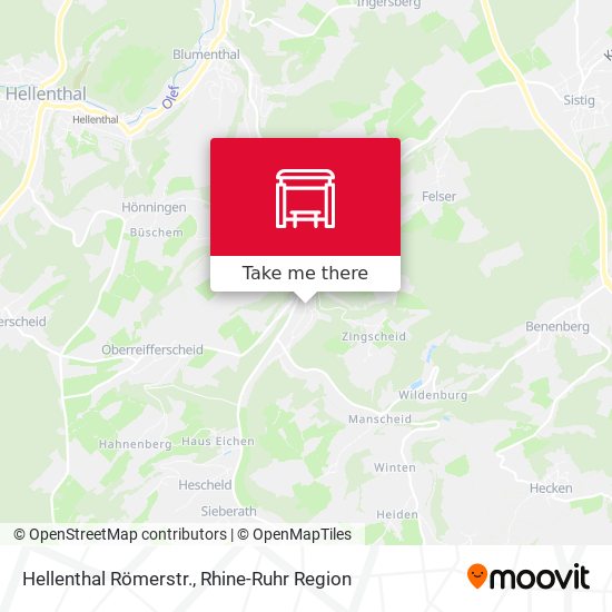 Hellenthal Römerstr. map