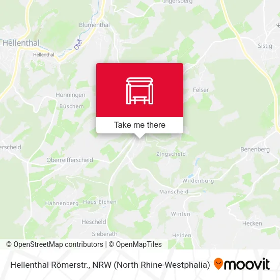 Карта Hellenthal Römerstr.
