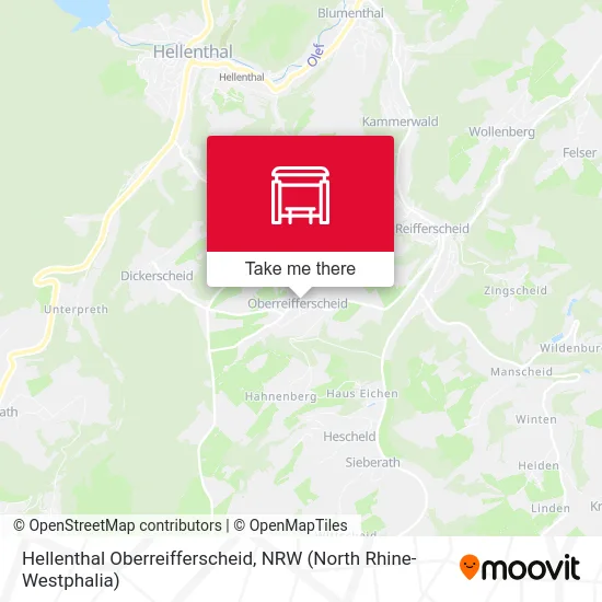 Карта Hellenthal Oberreifferscheid
