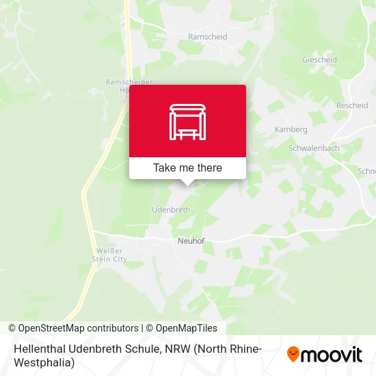 Карта Hellenthal Udenbreth Schule