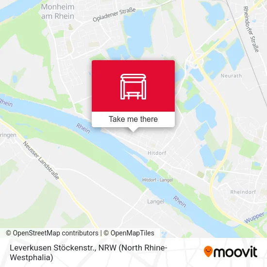Карта Leverkusen Stöckenstr.