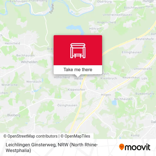 Leichlingen Ginsterweg map