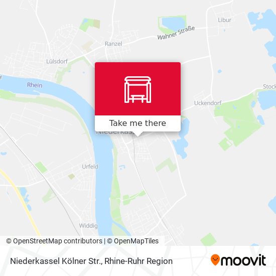 Niederkassel Kölner Str. map
