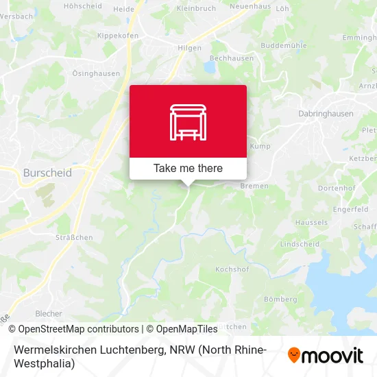 Wermelskirchen Luchtenberg map