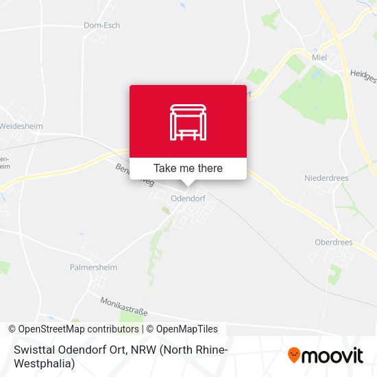 Карта Swisttal Odendorf Ort