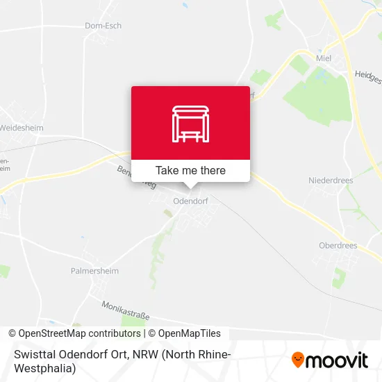 Карта Swisttal Odendorf Ort