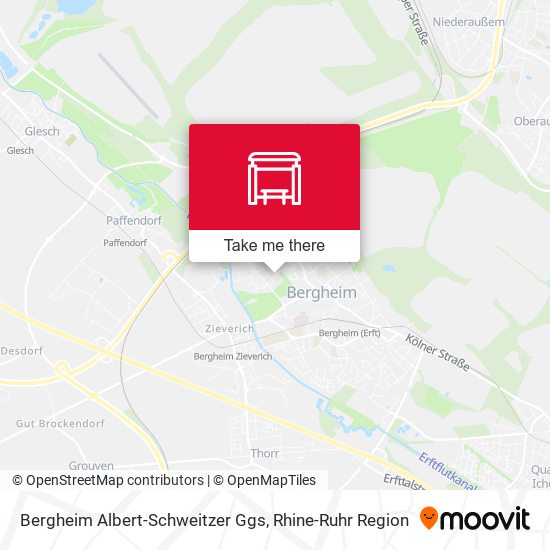 Bergheim Albert-Schweitzer Ggs map