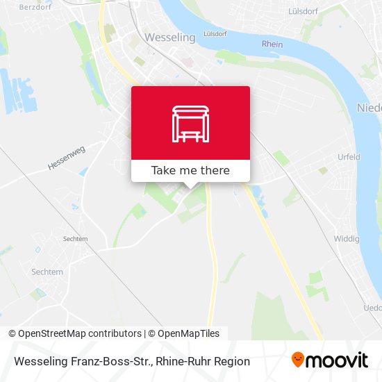 Wesseling Franz-Boss-Str. map