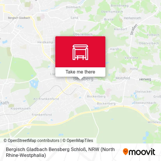 Bergisch Gladbach Bensberg Schloß map