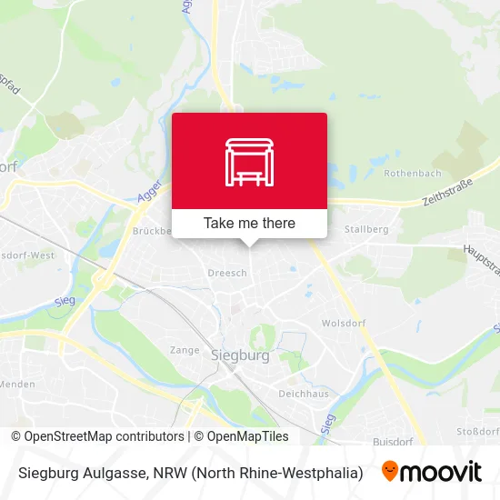 Siegburg Aulgasse map