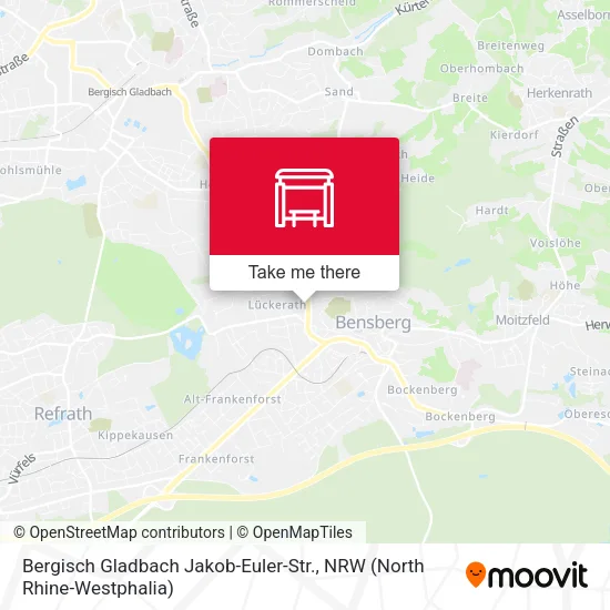 Карта Bergisch Gladbach Jakob-Euler-Str.