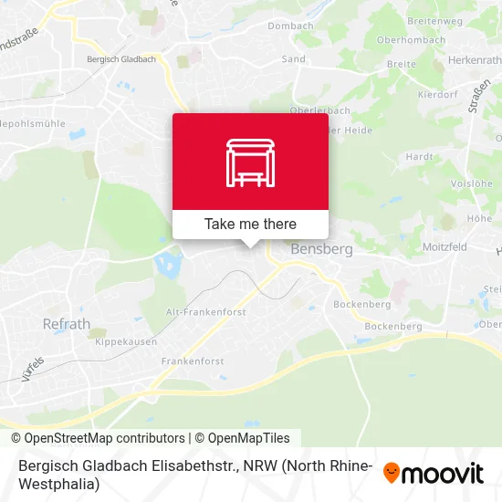 Bergisch Gladbach Elisabethstr. map