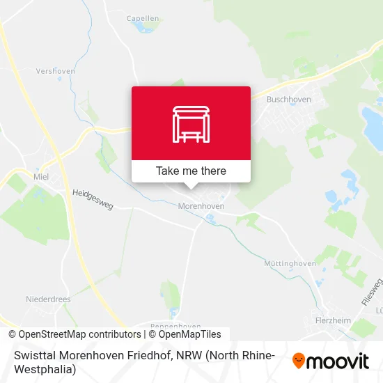 Swisttal Morenhoven Friedhof map