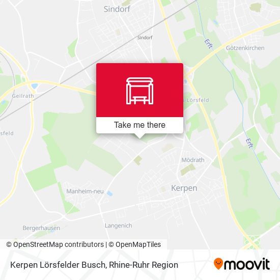 Карта Kerpen Lörsfelder Busch