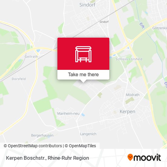 Карта Kerpen Boschstr.