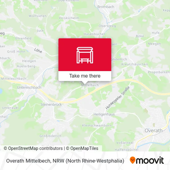 Карта Overath Mittelbech