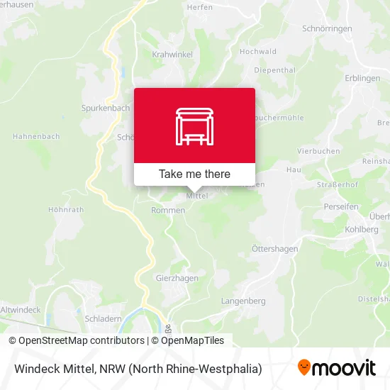 Карта Windeck Mittel