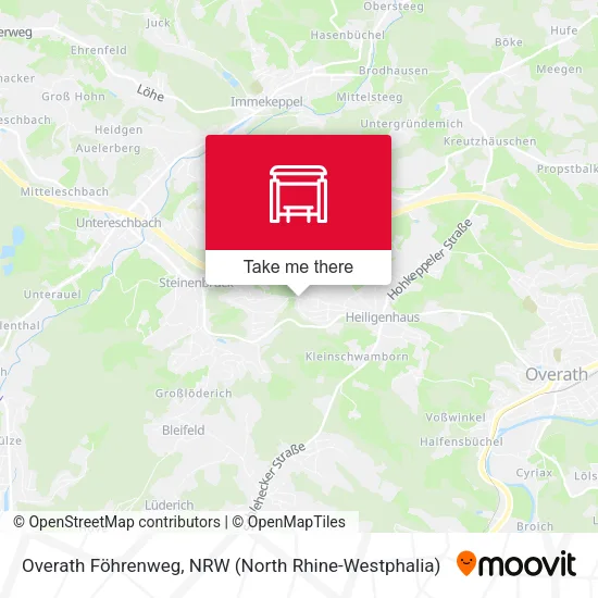 Карта Overath Föhrenweg
