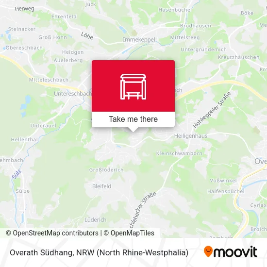 Карта Overath Südhang