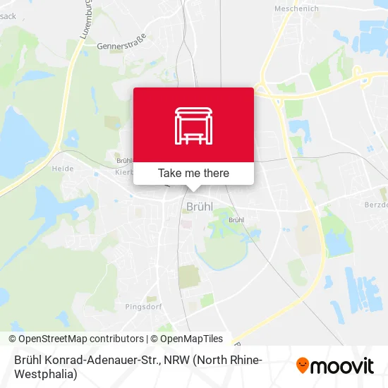 Карта Brühl Konrad-Adenauer-Str.