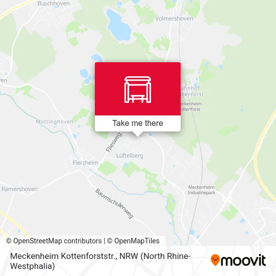 Карта Meckenheim Kottenforststr.