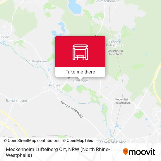 Карта Meckenheim Lüftelberg Ort